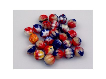 Melon beads 11119201 10 mm mix 6 - II