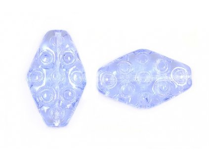 Shaped pressed glass bead 11130179 20x13 mm 30020