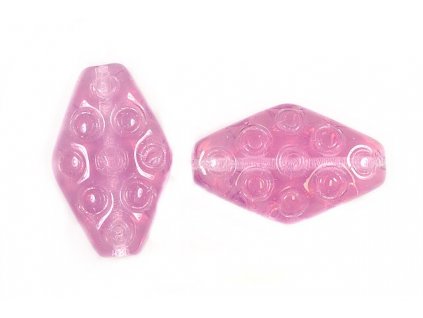 Shaped pressed glass bead 11130179 20x13 mm 71010