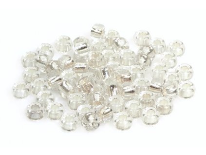 Opaque White Czech Glass 6mm Mini Pony Beads 100pc #49017-6-0300