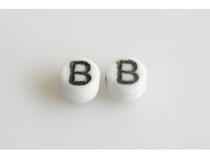 Letter beads "B" 11149220 6 mm 03000/46449