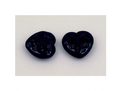 Heart beads 11179001 17x18 mm 90120 - engraving