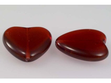 Heart beads 11179001 24x22 mm 70010