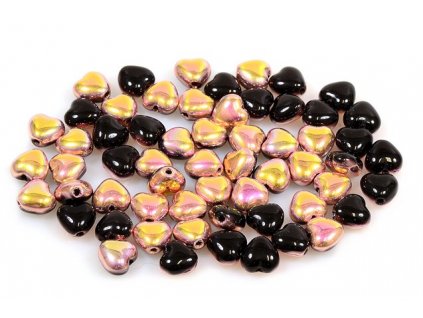 Heart beads 11179001 6x6 mm 23980/28009