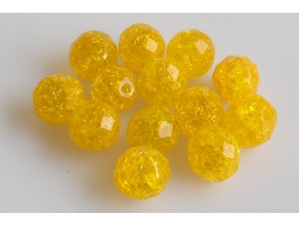 Crackled fire polished beads 15119001 10 mm 80020/85500