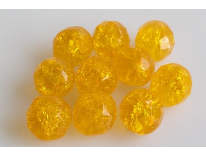 Crackled fire polished beads 15119001 12 mm 80030/85500