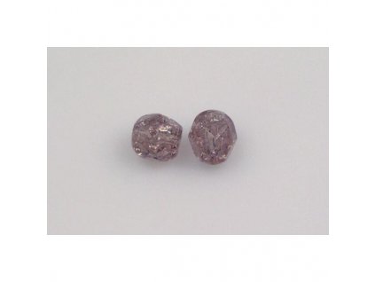 Crackled fire polished beads 15119001 6 mm 20020/85500
