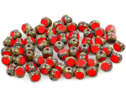 Faceted glass bead 15119501 6 mm 93200/86800