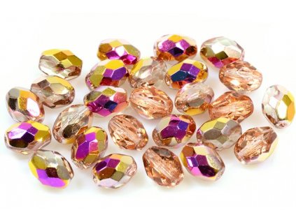 Faceted olives 15129001 9x7 mm 00030/27137