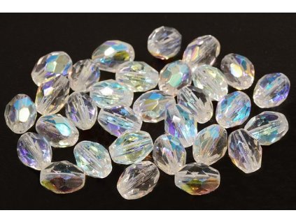 Faceted olives 15129001 9x7 mm 00030/28701