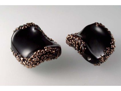 Lamp worked twisted bead 30x17 mm 23980