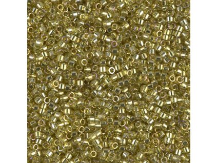 MIYUKI Delica 11/0 Transp Golden Olive Lustre