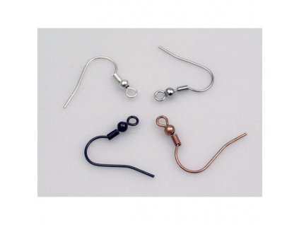 ear wires with ball and spring