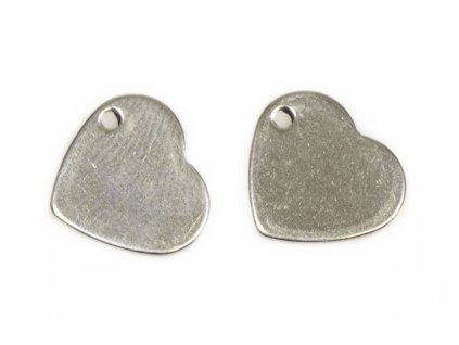 Heart 10x11 mm, steel