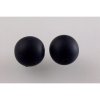 Round pressed glass bead 10 mm 23980/matt
