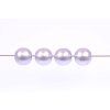 Round pressed glass beads 7 mm 03000/01700
