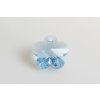 SWAROVSKI ELEMENTS flower pendant 6744 18 mm aquamarine