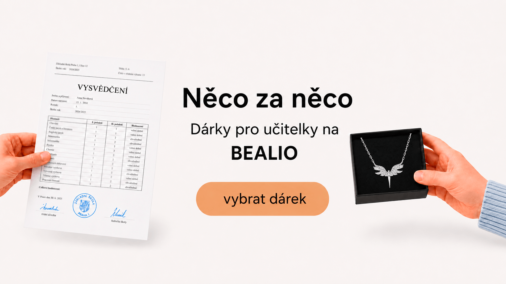 vyberte dárek pro učitelku u nás na Bealio