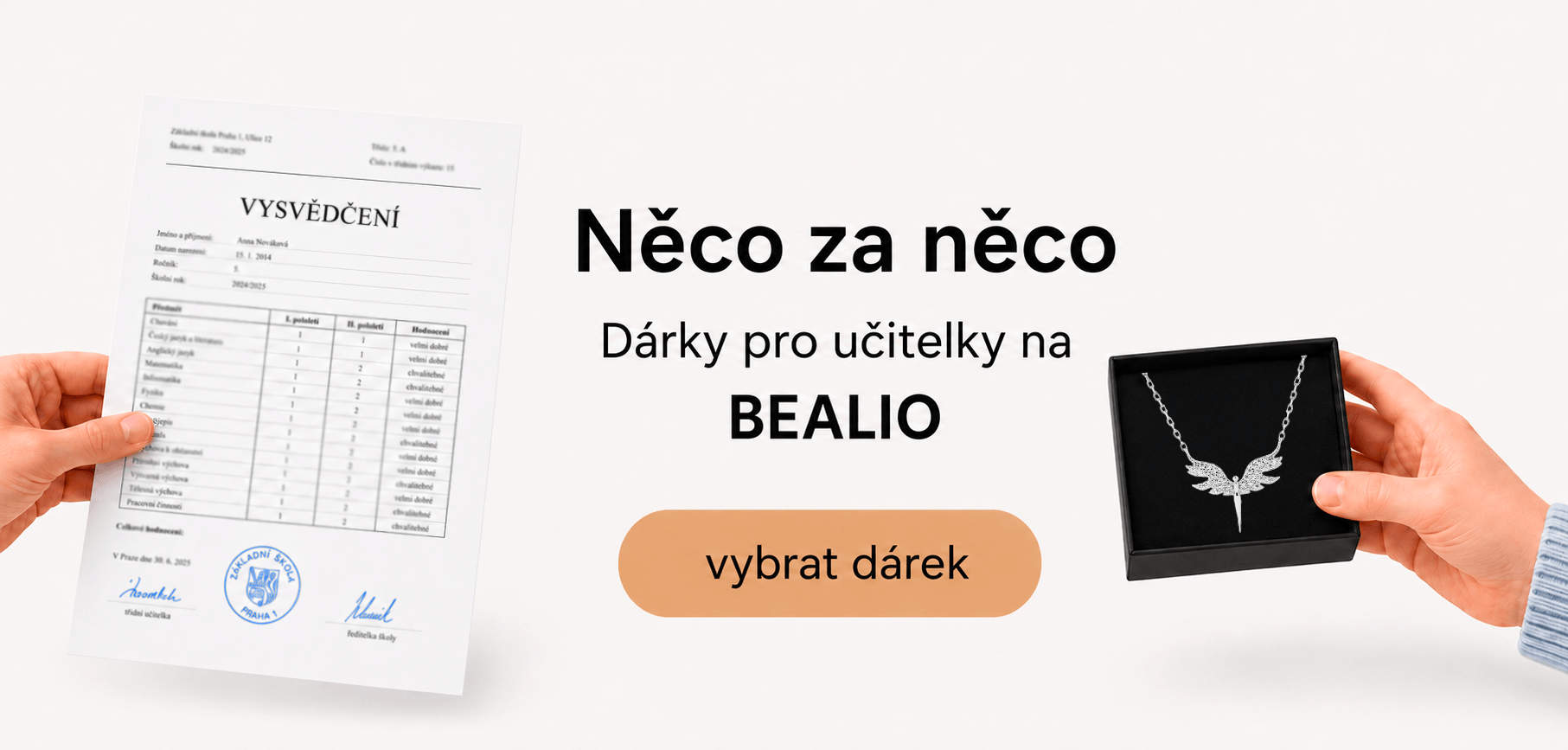 vyberte dárek pro učitelku u nás na Bealio