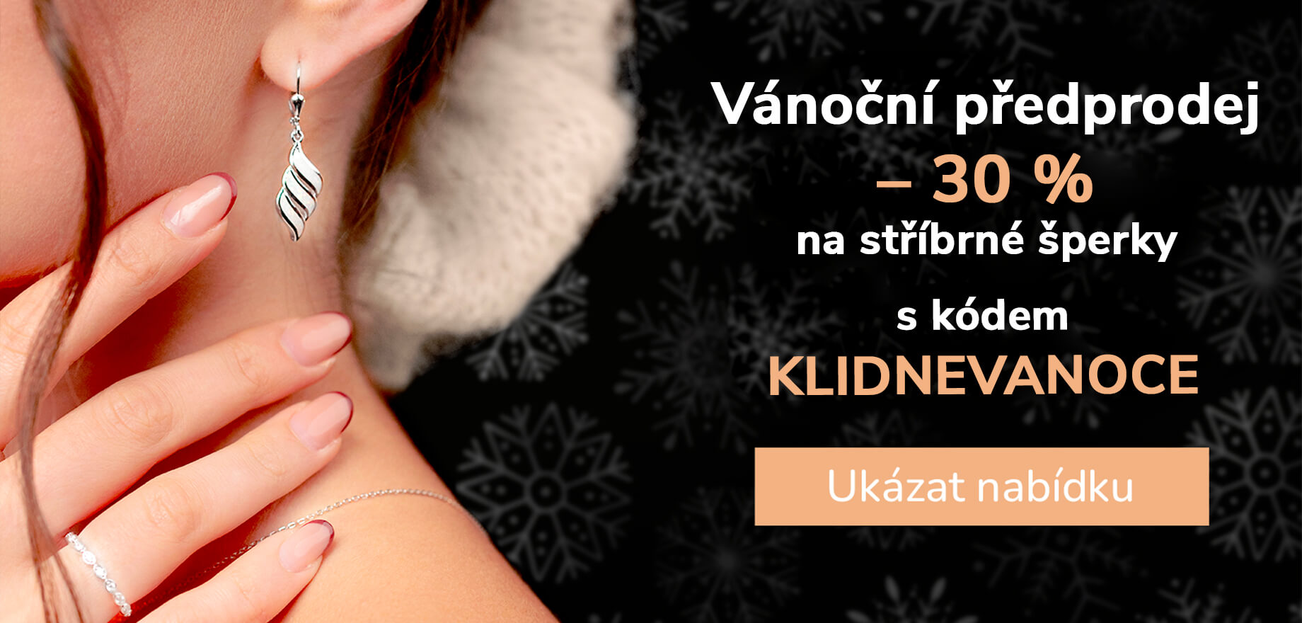 Slevy 30 %, stříbrné šperky pro zeny, náušnice, řetízky, prsteny, soupravy