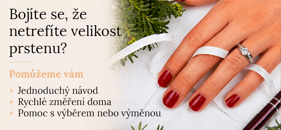 Jak zjistit správnou velikost prstenu?