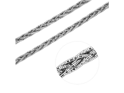 1011 stribrny nahrdelnik omega delka retizku 42 3 cm