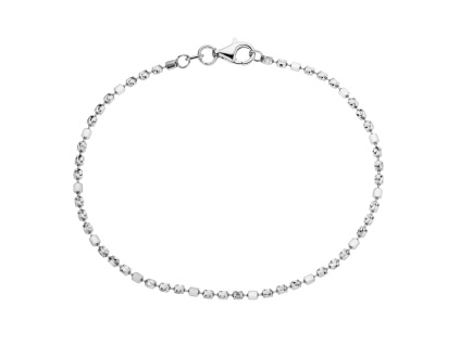 Stříbrný náramek 3+1 MĚSÍČNÍ brus (Délka náramku 19 cm)