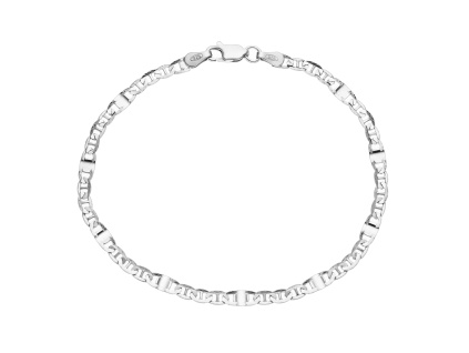 Stříbrný náramek H 3+1 SQUASH 4 mm (Délka náramku 21 cm)