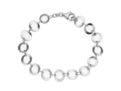 Stříbrný náramek ŘECKÝ (Délka náramku 20 cm)