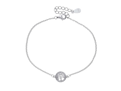 1272 stribrny naramek strom zivota delka naramku 16 3 cm