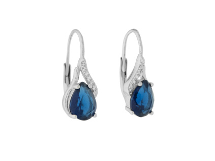 1302 1 1302 1 1302 stribrne nausnice slza