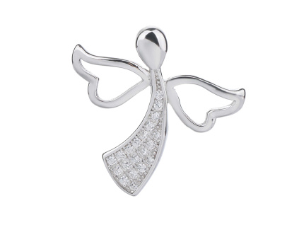 1692 1692 1692 stribrny privesek letici andel