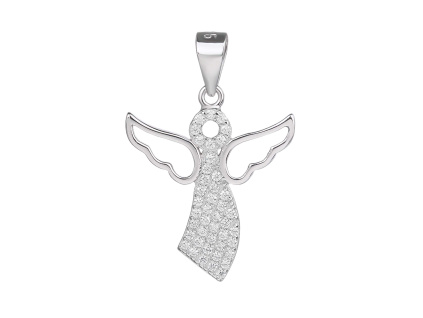 1695 1695 1695 stribrny privesek elegantni andel