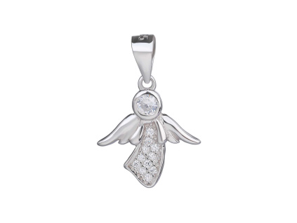 1728 1728 1728 stribrny privesek letici andel