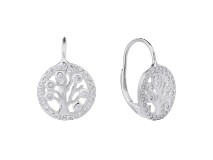 1959 1959 1959 09127 stribrne nausnice klasicky patent strom zivota ciry sperky bealio