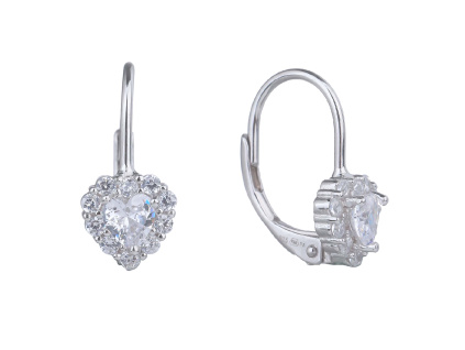 1986 1986 09564 stribrne nausnice klasicky patent cire srdce sperky bealio