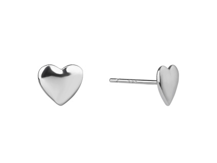 2085 2085 stribrne nausnice srdicka