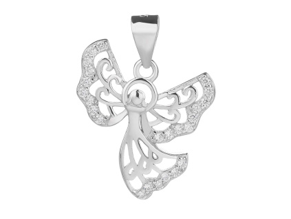 2325 2325 2325 stribrny privesek krasny andel