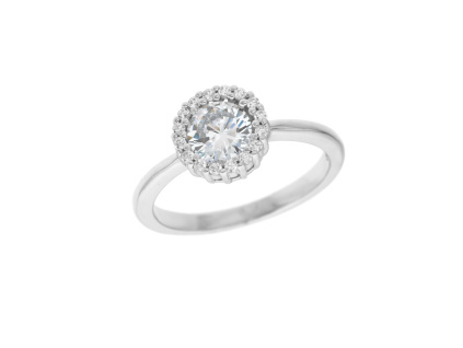 273 3 stribrny prsten soliter velikost prstenu 57