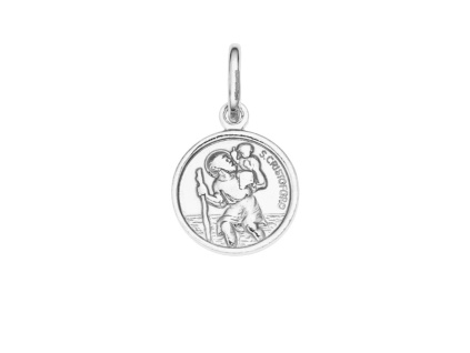 2919 2919 stribrny privesek svaty krystof 11 mm