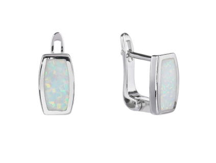 3222 3222 3222 07477 stribrne nausnice francouzsky patent bily opal sperky bealio