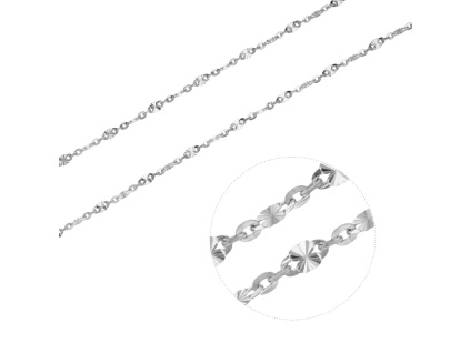 Stříbrný náhrdelník VALENTÝNKA slunce (Délka řetízku 50 cm)