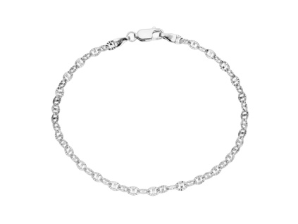 Stříbrný náramek ANKER slunce (Délka náramku 19 cm)