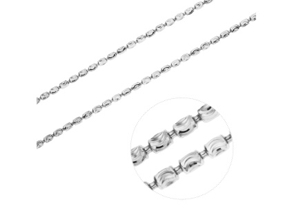 3438 stribrny nahrdelnik mesicni roller delka retizku 50 cm