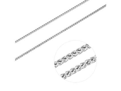 3450 stribrny retizek spiga hrana delka retizku 60 cm