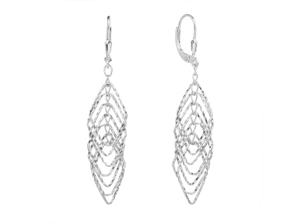 3661 2 3661 2 stribrne nausnice ornament kapky