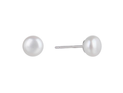 3765 1 3765 1 05661 stribrne nausnice pro zeny bila ricni perla sperky bealio