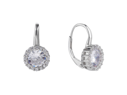 3771 3771 stribrne nausnice elegantni kulate