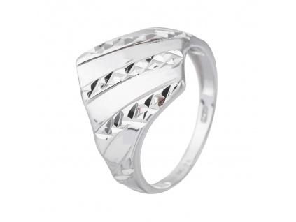 04710 Stříbrný prsten bez kamene šperky BEALIO