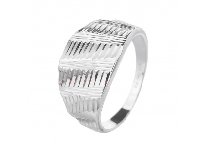 04711 Stříbrný prsten bez kamene šperky BEALIO